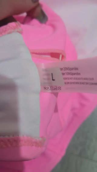 Bikini rosa sin usar talla L