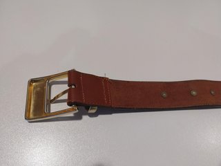 Cinturón Elial Mujer Marrón y Dorado