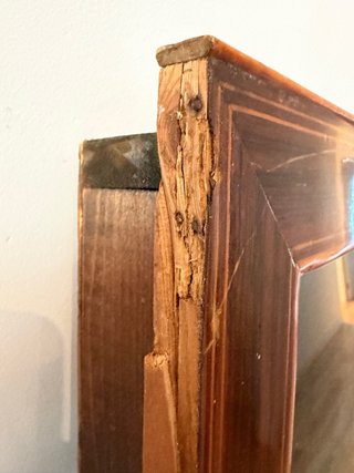 Vitrina de carta madera y cristal