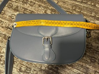 Bolso azul de piel farrutx