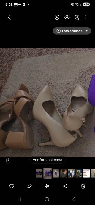 Lote Zapatos Mujer Negro y Morado