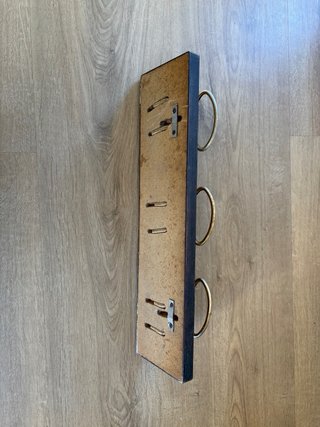 Colgadores vintage madera y metal