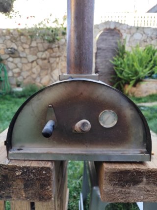 Horno de leña para pizza