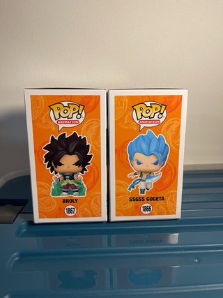 Funko Pop Dragon Ball Z Broly & Gogeta 1867 1866