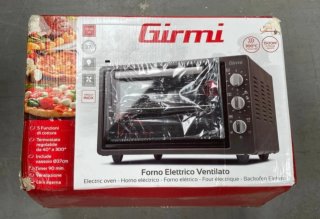 Horno Eléctrico Girmi FE37 37L.  Nuevo.