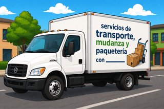 Servicio de transporte, mudanza y paquetería