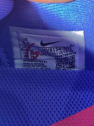 Nike Vomero Plus Azul Blanco