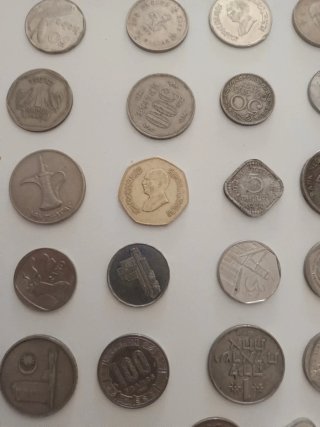 Lote monedas Asia y África