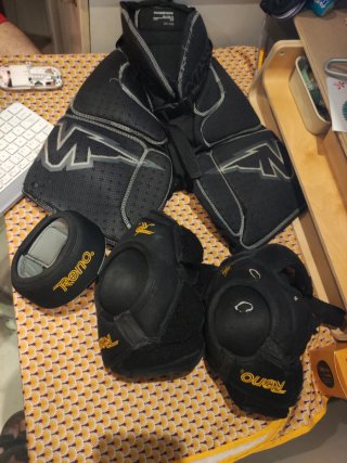 Protecciones portero hockey patines