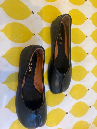 Bailarinas Venezianas Negras Dedo
