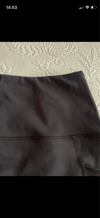 Mallas cortas yoga talle alto