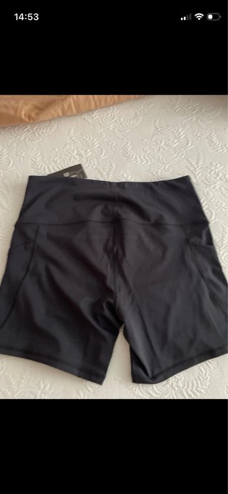 Mallas cortas yoga talle alto