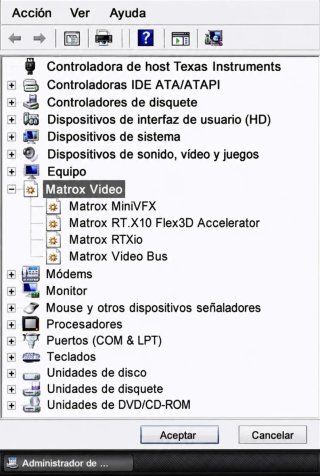 Matrox RTX video