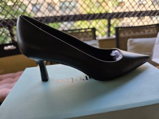 Zapatos de tacón salón negros