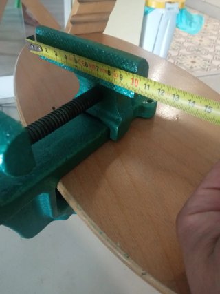 Tornillo de banco hierro forjado 3kg