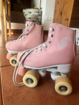 Patines Oxelo rosas talla 30