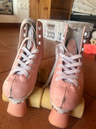 Patines Oxelo rosas talla 30