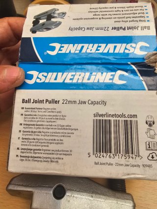 Silverline - Extractor de rótulas