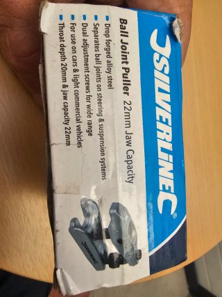 Silverline - Extractor de rótulas