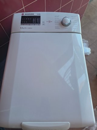 Lavadora Carga Superior Hoover Blanca