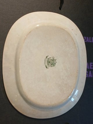 Bandeja cerámica inglesa antigua