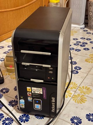 Packard Bell PC Desktop Tower Nero/Argento