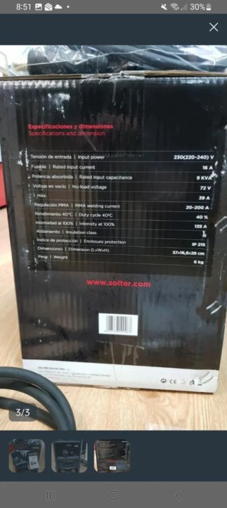 Máquina de soldar SOLTER DIRT-200