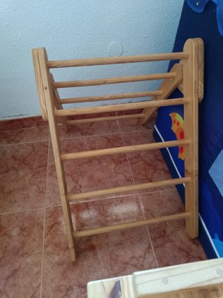 Triangolo Pikler con rampa e cubo