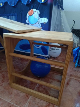 Triangolo Pikler con rampa e cubo