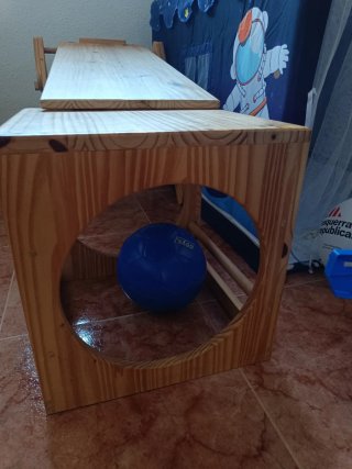 Triangolo Pikler con rampa e cubo