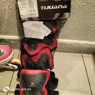 Patines en línea para niña rosas