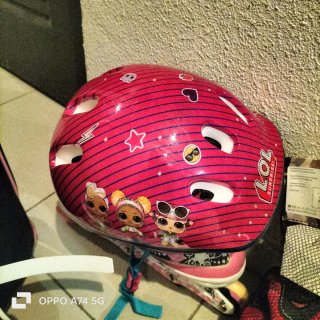 Patines en línea para niña rosas
