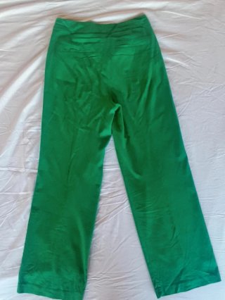 Pantalón vestir Zara Talla M verde