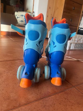 Patines ajustables azul T25-28