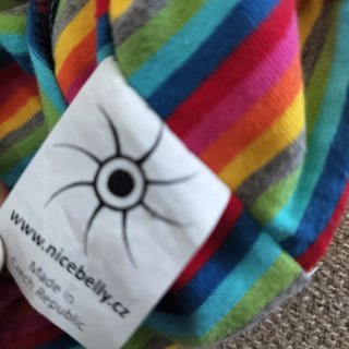 Top Fascia Arcobaleno Multicolor M Nice Belly