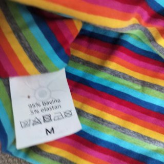 Top Fascia Arcobaleno Multicolor M Nice Belly