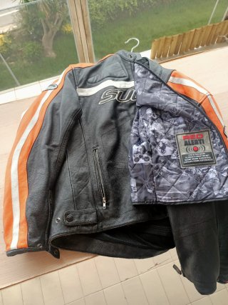 Chaqueta de cuero SUOMY Moto