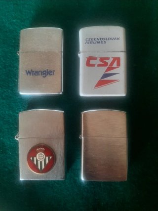 4 Accendini tipo Zippo