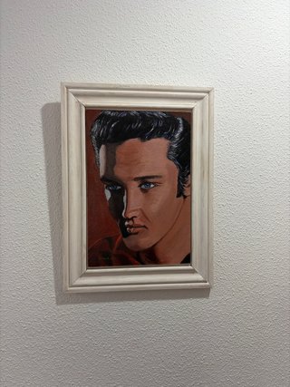 Cuadro al óleo Elvis Presley