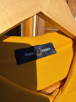 Polo Fred Perry Amarillo Talla XL
