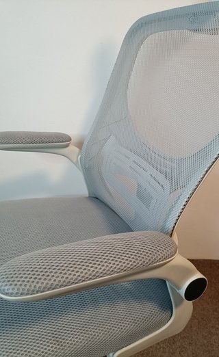Sedia da ufficio grigia nordica moderna