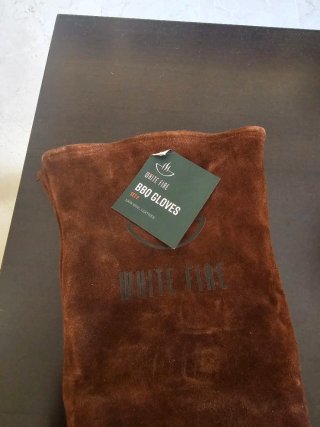 Guantes de cuero para barbacoa