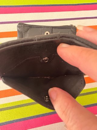Cartera de piel Abbacino negra