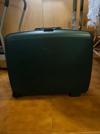 Maleta de viaje verde
