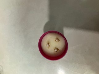 Conjunto anillo y pendientes perlas niña