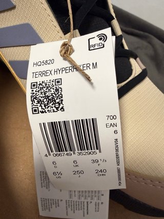 Botas Adidas Terrex Hyperhiker Mid K Beige/Rosa