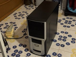 PC Desktop Case Nero/Argento