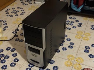 PC Desktop Case Nero/Argento