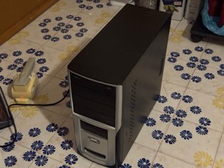 PC Desktop Case Nero/Argento