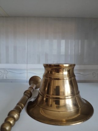 Almirez de bronce vintage español